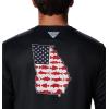 imageColumbia Mens Terminal Tackle PFG Statetriot Long SleeveBlackRed Spark Ga
