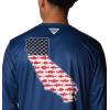 imageColumbia Mens Terminal Tackle PFG Statetriot Long SleeveCarbon  White Ca