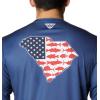 imageColumbia Mens Terminal Tackle PFG Statetriot Long SleeveCarbonWhite Sc