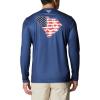 imageColumbia Mens Terminal Tackle PFG Statetriot Long SleeveCarbonWhite Sc