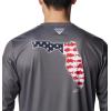 imageColumbia Mens Terminal Tackle PFG Statetriot Long SleeveCity GreyWhite Fl