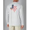 imageColumbia Mens Terminal Tackle PFG Statetriot Long SleeveCool GreyWhite Tx