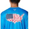 imageColumbia Mens Terminal Tackle PFG Statetriot Long SleeveHyper Blue  White Usa