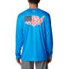 imageColumbia Mens Terminal Tackle PFG Statetriot Long SleeveHyper Blue  White Usa