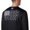 imageColumbia mens Terminal Tackle Pfg Fish Flag Long SleeveBlackGraphite