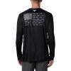 imageColumbia mens Terminal Tackle Pfg Fish Flag Long SleeveBlackGraphite