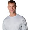 imageColumbia mens Terminal Tackle Pfg Fish Flag Long SleeveCool GreyVivid Blue
