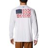 imageColumbia mens Terminal Tackle Pfg Fish Flag Long SleeveWhiteCollegiate Navy