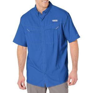 imageColumbia Mens Low Drag Offshore Short Sleeve ShirtVivid Blue