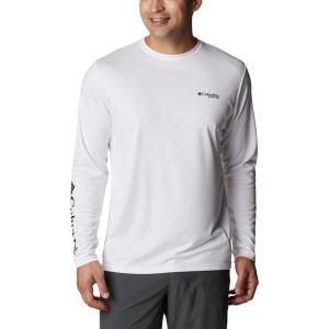imageColumbia Mens Terminal Tackle PFG Statetriot Long SleeveWhiteCollegiate Navy Usa