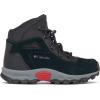 imageColumbia UnisexChild Newton Ridge Amped Hiking ShoeBlackMountain Red