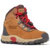 imageColumbia UnisexChild Newton Ridge Amped Hiking ShoeElk  Mountain Red