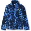 Bright Indigo Weave Print