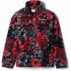 Mountain Red Weave Print