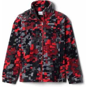 imageColumbia Boys Zing Iii Fleece JacketMountain Red Weave Print