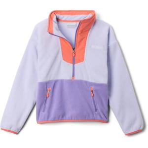 imageColumbia unisexchild Sequoia Grove Half Zip FleeceSnowdriftHot CoralPaisley Purple