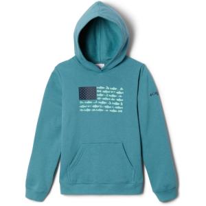 imageColumbia Kids PFG Fish Flag HoodieTranquil TealMint Cay Trout Flies