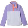 imageColumbia Kids Steens Mtn Ii 14 Snap Fleece PulloverSnowdriftPaisley Purple