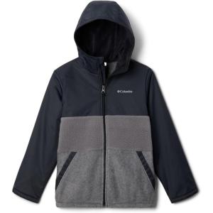imageColumbia Boys Steens MTN Ii Novelty Hooded FleeceCity GreyBlack