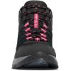 imageColumbia Womens Strata Trail Mid Waterproof Hiking ShoeBlackSalmon Rose