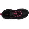imageColumbia Womens Strata Trail Mid Waterproof Hiking ShoeBlackSalmon Rose