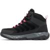 imageColumbia Womens Strata Trail Mid Waterproof Hiking ShoeBlackSalmon Rose