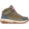 imageColumbia Womens Strata Trail Mid Waterproof Hiking ShoeStone GreenSunstone