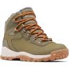 imageColumbia Womens Newton Ridge Waterproof OmniHeat Ii Hiking ShoeStone GreenCanyon Sun