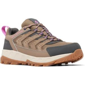 imageColumbia Womens Strata Trail Low Waterproof Hiking ShoeWet SandBerry Patch