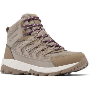 imageColumbia Womens Strata Trail Mid Waterproof Hiking ShoeKettleBlush Rose