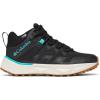 imageColumbia Womens Facet 75 Mid Outdry Hiking ShoeBlackBright Aqua