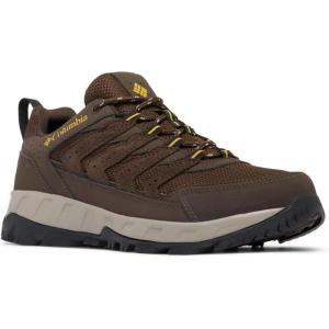 imageColumbia Mens Strata Trail Low Waterproof Hiking ShoeCordovanGolden Yellow