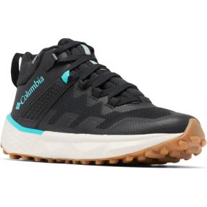 imageColumbia Womens Facet 75 Mid Outdry Hiking ShoeBlackBright Aqua