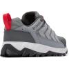 imageColumbia Mens Strata Trail Low Hiking ShoeTitanium Grey SteelMountain Red