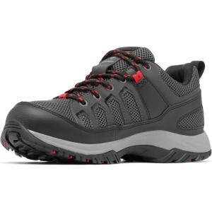 imageColumbia Mens Granite Trail Waterproof Hiking ShoeSharkMountain Red