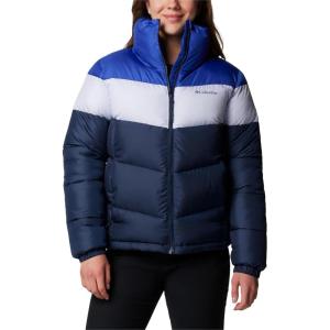 imageColumbia Womens Puffect Ii Colorblock JacketCollegiate NavySnowdriftClematis Blue