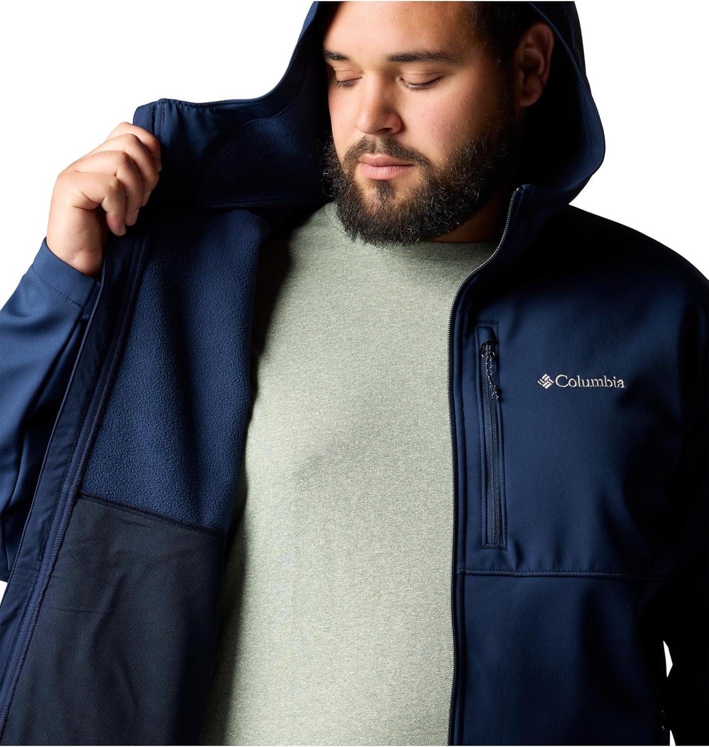 imageColumbia Mens Ascender Ii Hooded Softshell JacketCollegiate Navy