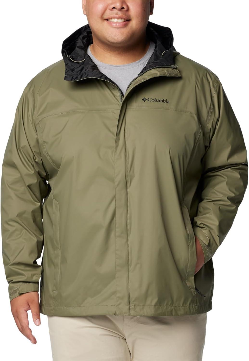 imageColumbia Mens Watertight II Rain Jacket2024 Stone Green