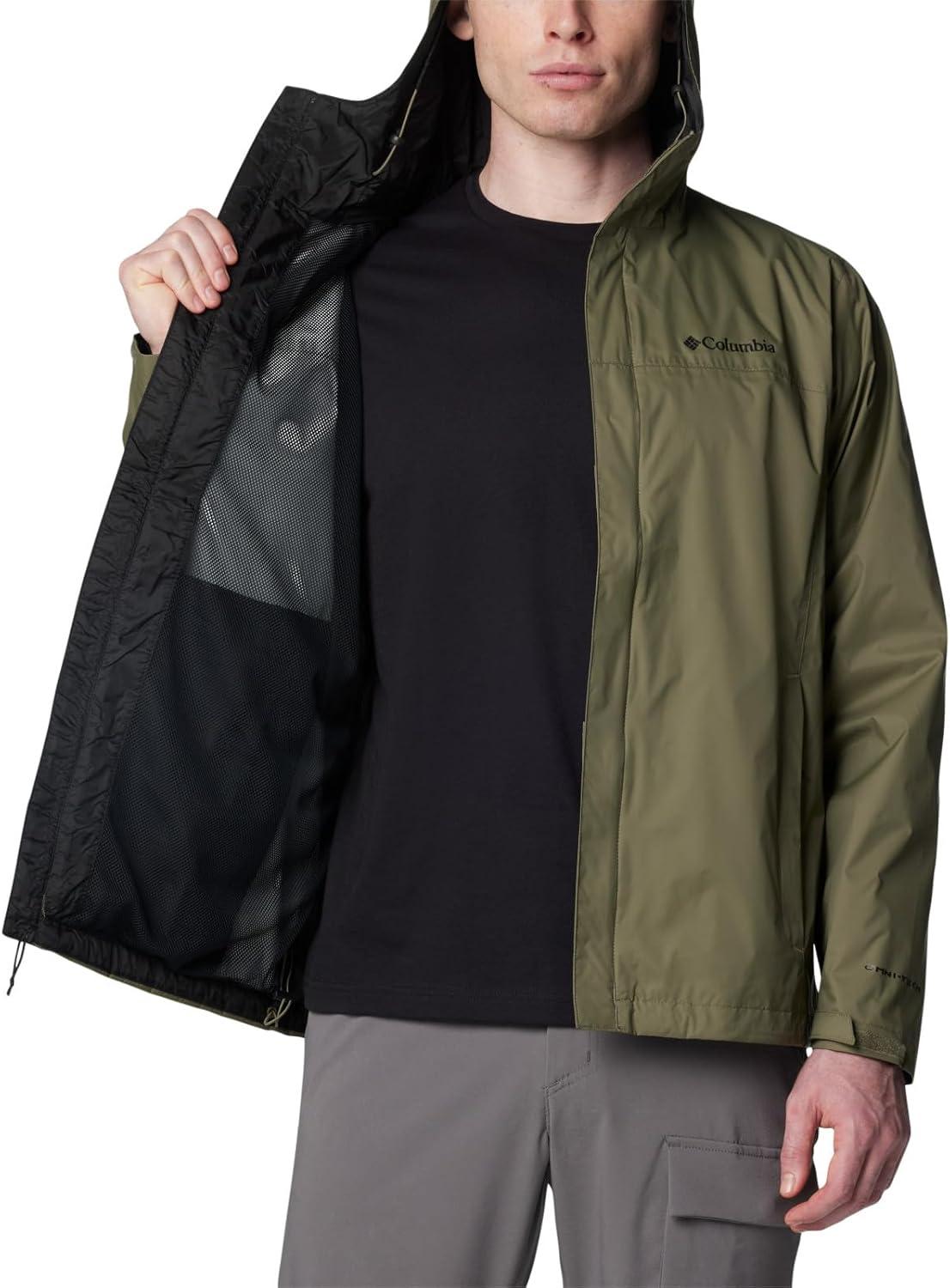 imageColumbia Mens Watertight II Rain Jacket2024 Stone Green