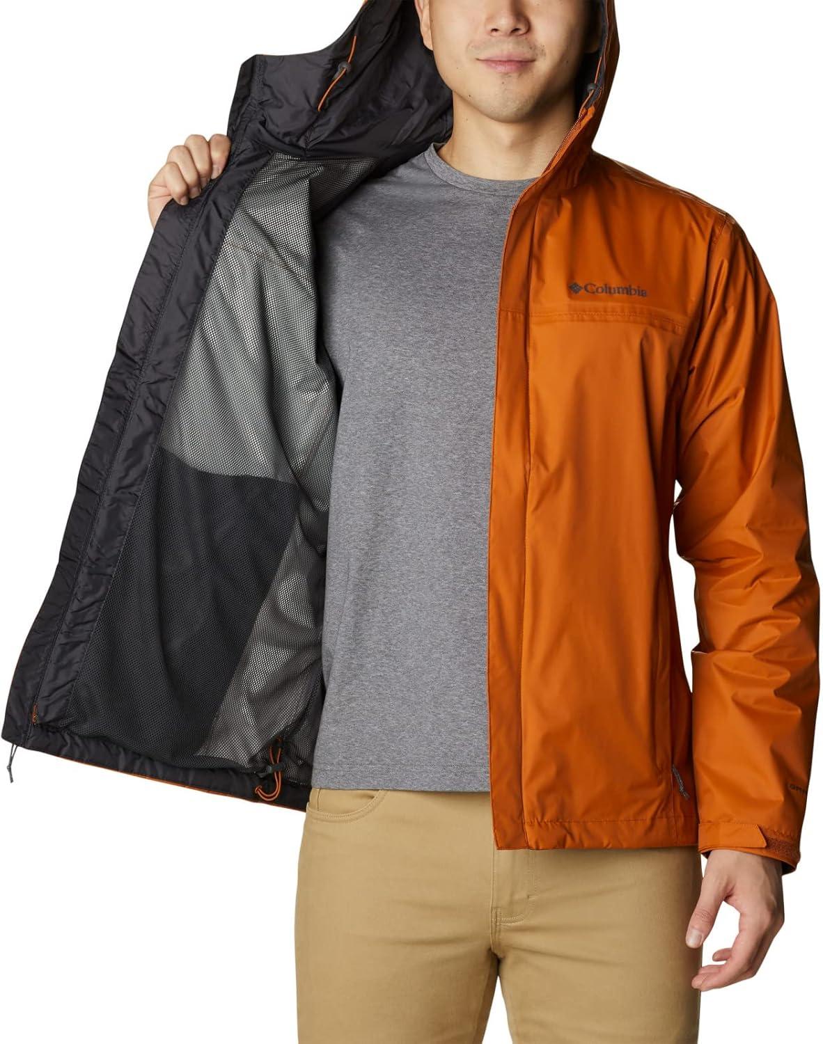 imageColumbia Mens Watertight II Rain JacketNew Olive Orange