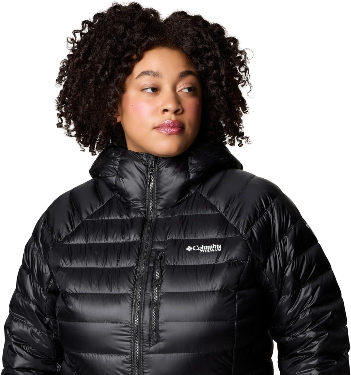 imageColumbia Womens Arctic Crest Down Hooded JacketBlack