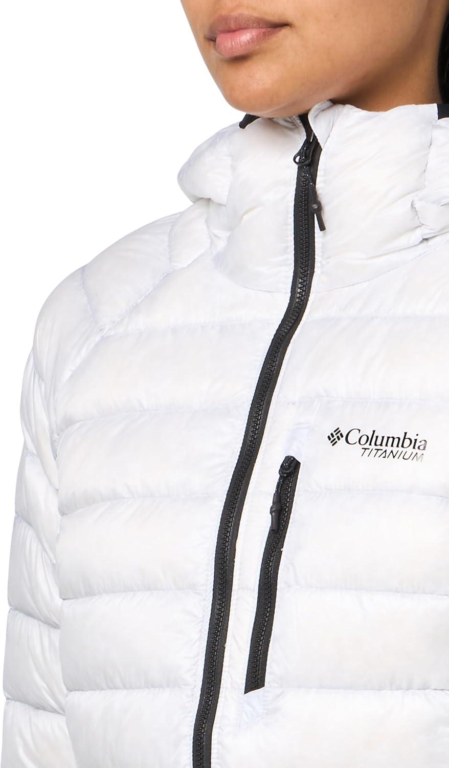 imageColumbia Womens Arctic Crest Down Hooded JacketWhite