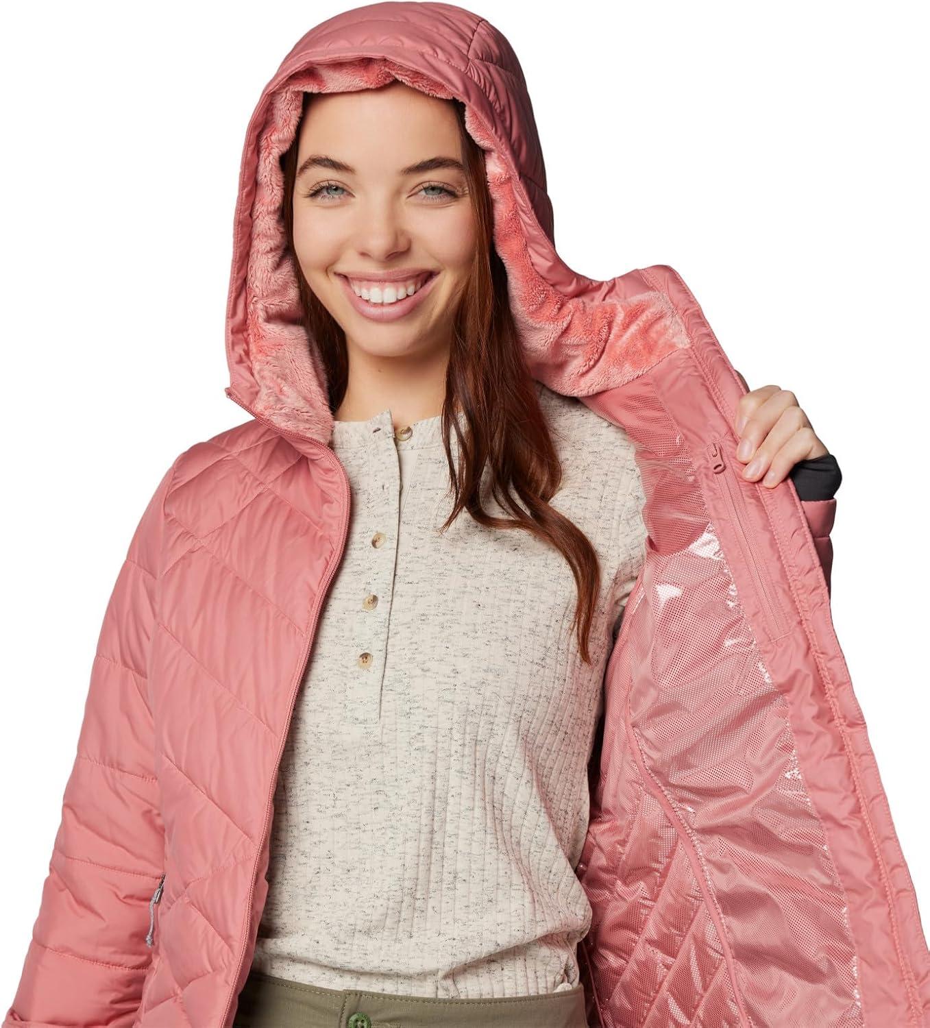 imageColumbia Womens Heavenly Hooded JacketPink Agave