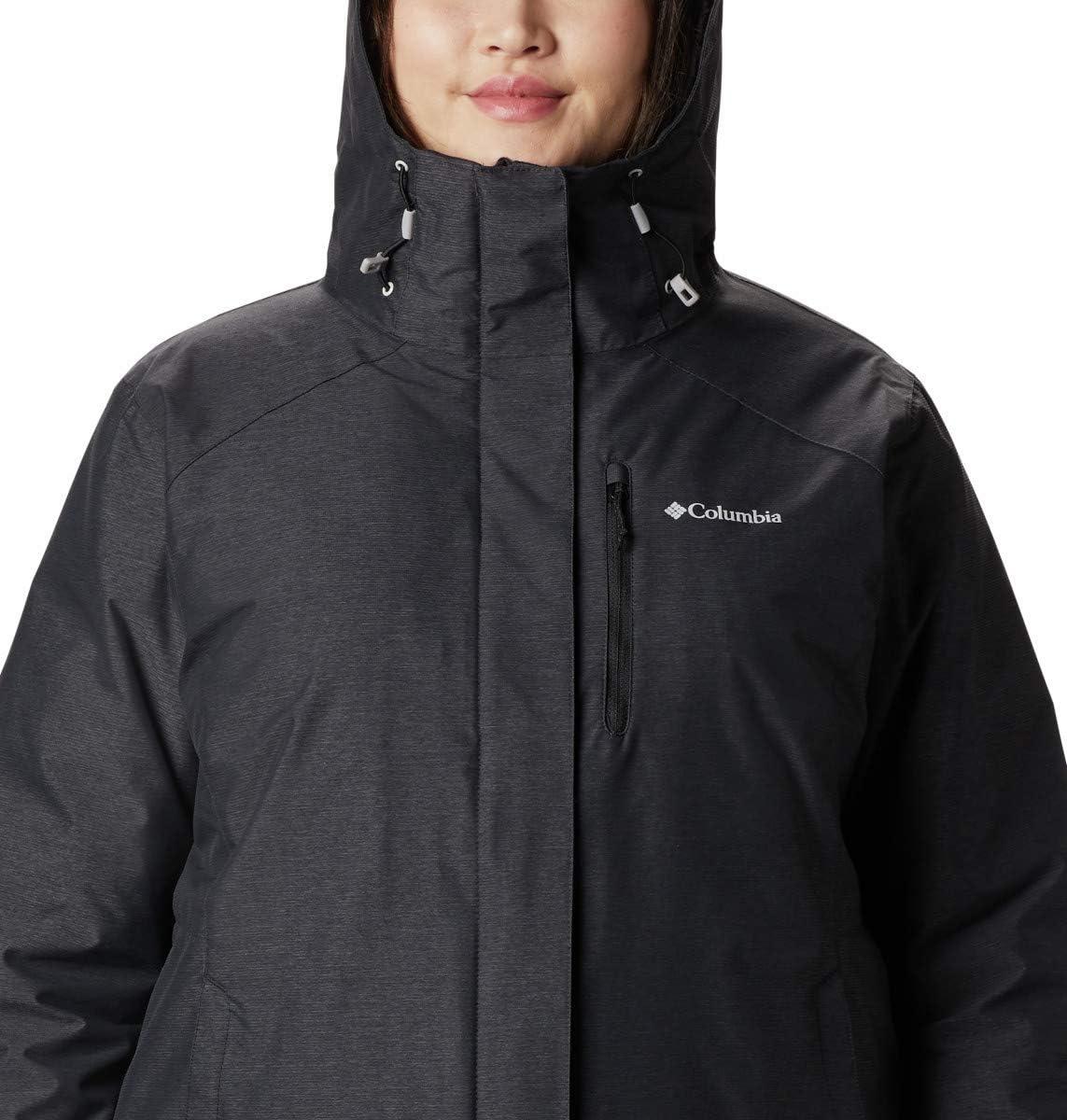 imageColumbia Womens Whirlibird IV Interchange Winter Jacket Waterproof ampamp BreathableBlack Crossdye