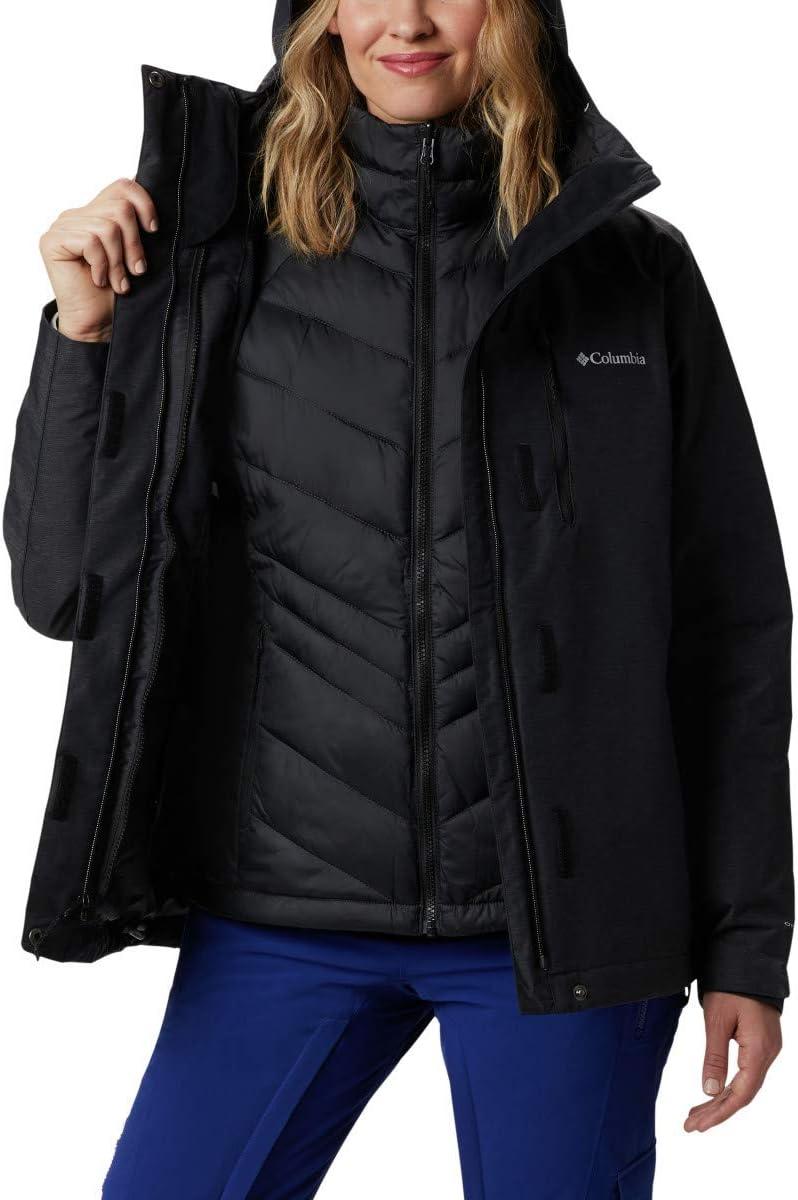imageColumbia Womens Whirlibird IV Interchange Winter Jacket Waterproof ampamp BreathableBlack Crossdye
