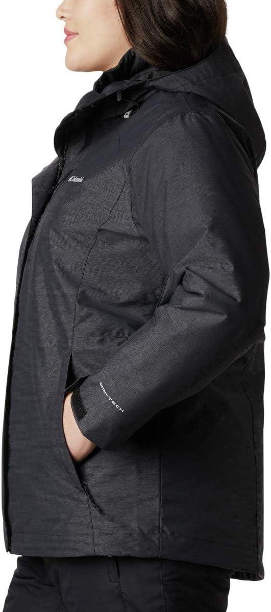 imageColumbia Womens Whirlibird IV Interchange Winter Jacket Waterproof ampamp BreathableBlack Crossdye