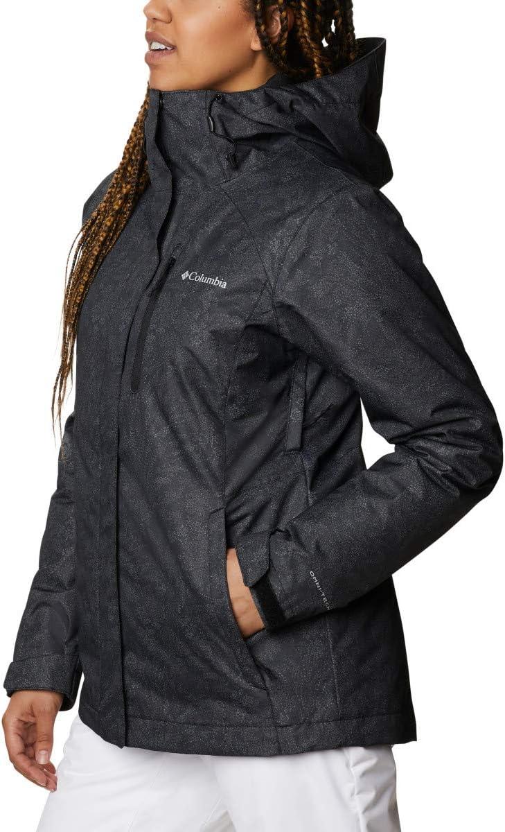 imageColumbia Womens Whirlibird IV Interchange Winter Jacket Waterproof ampamp BreathableBlack Dotty Floral Print