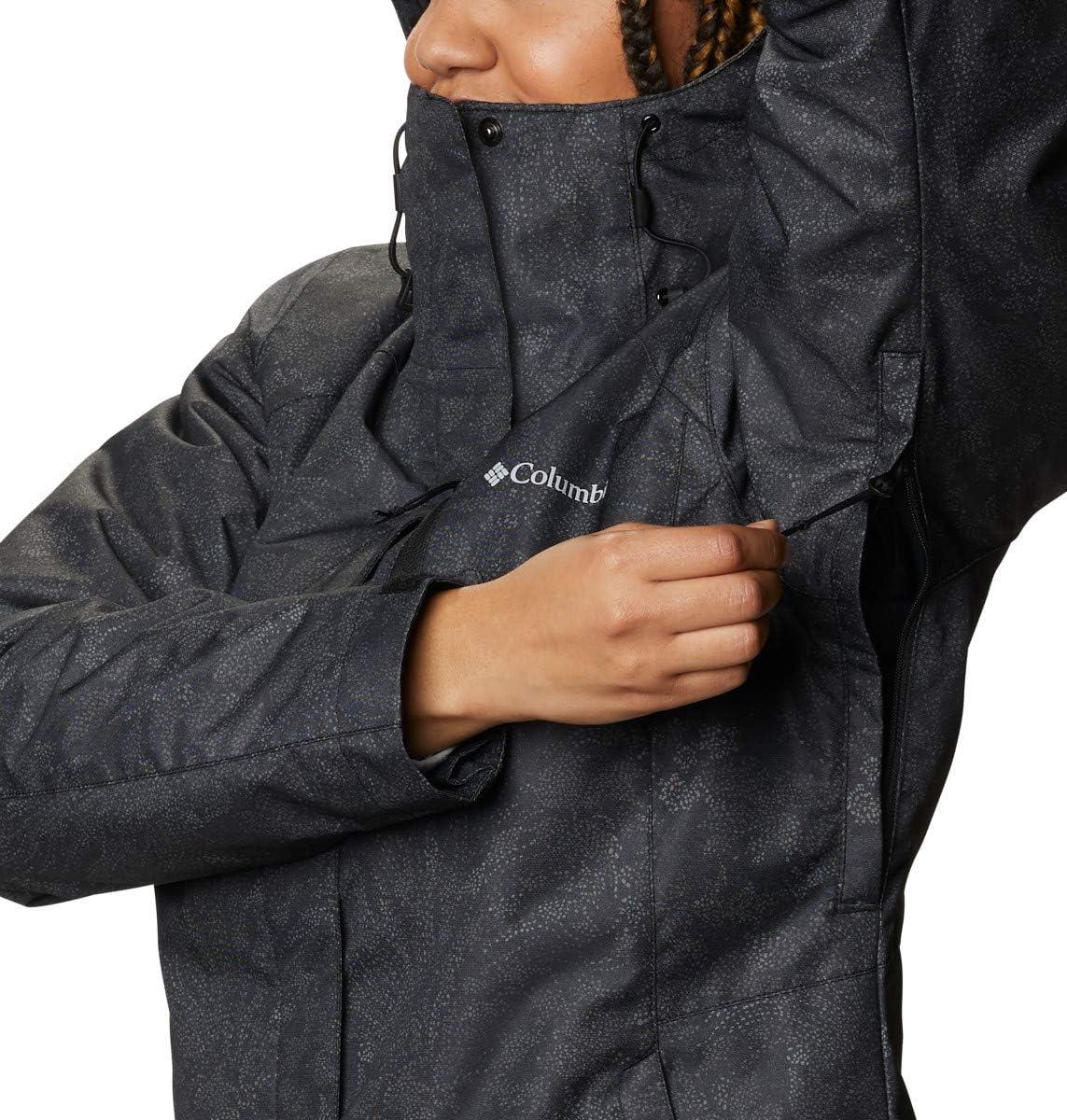 imageColumbia Womens Whirlibird IV Interchange Winter Jacket Waterproof ampamp BreathableBlack Dotty Floral Print