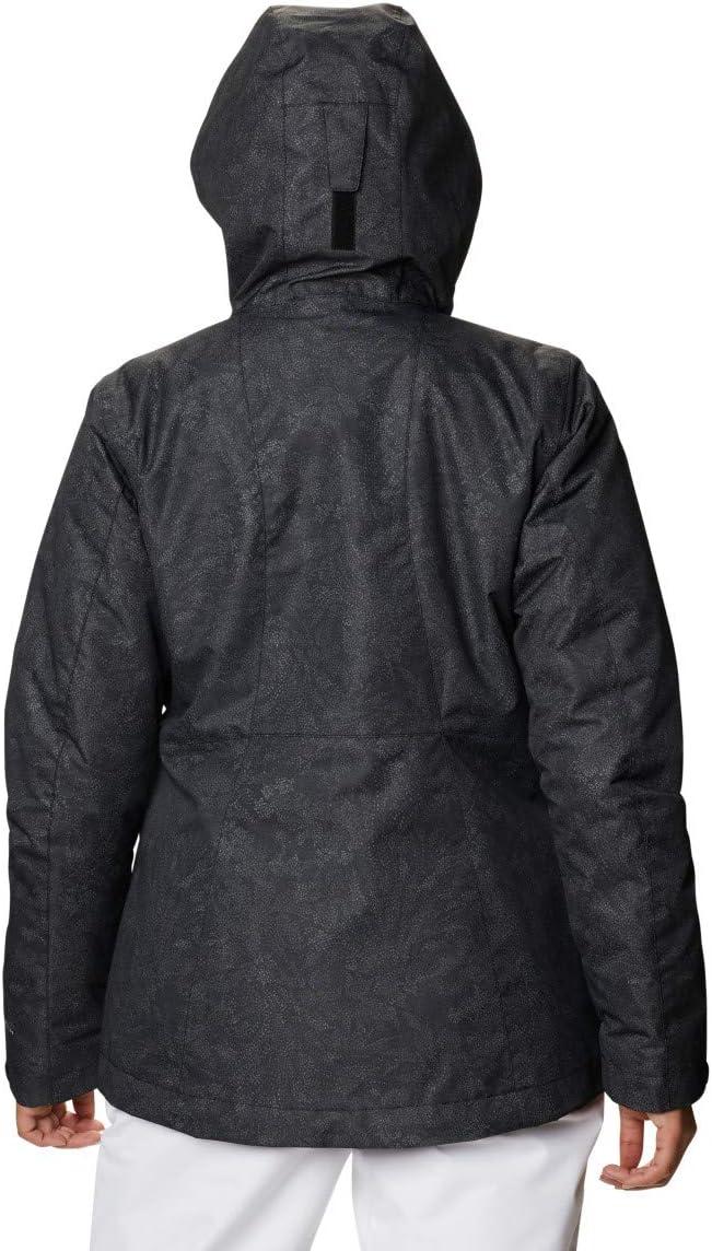 imageColumbia Womens Whirlibird IV Interchange Winter Jacket Waterproof ampamp BreathableBlack Dotty Floral Print