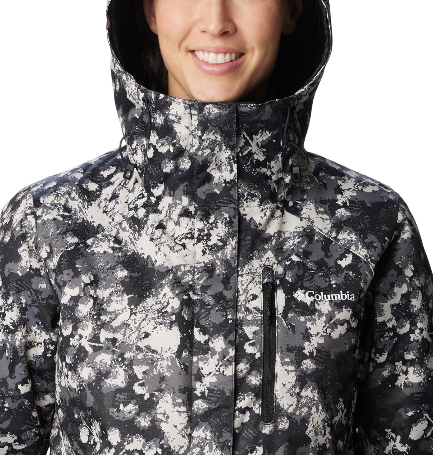 imageColumbia Womens Whirlibird IV Interchange Winter Jacket Waterproof ampamp BreathableBlack Iceblooms Print